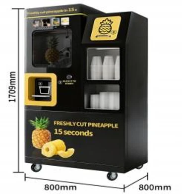 Pineapple Cutting Vending Machine factory