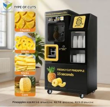 Pineapple Cutting Vending Machine 3 Pineapple Cutting Vending Machine 3